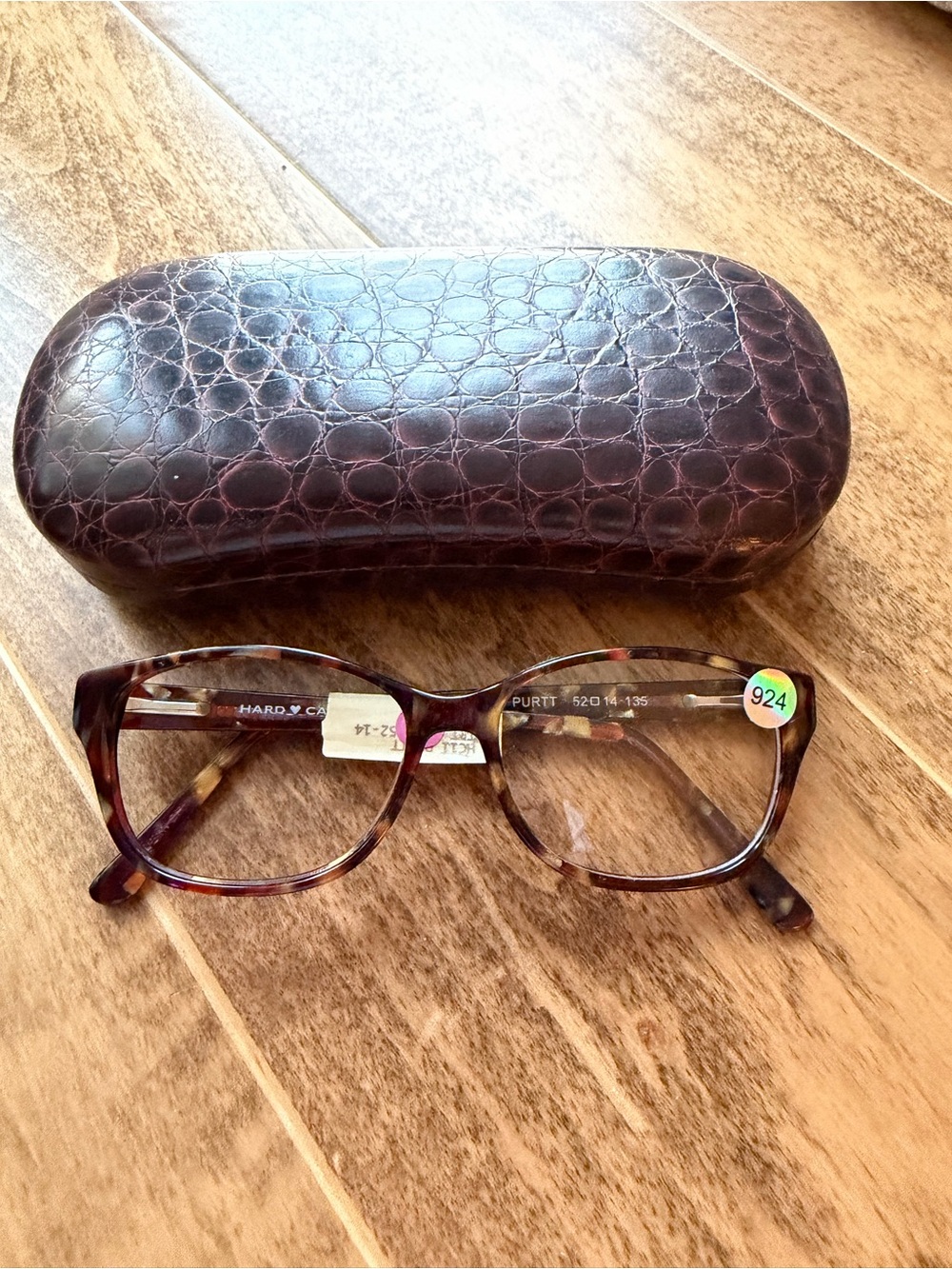 New - Hard Candy Women's Tortoiseshell Glasses - Brown Blend Frames